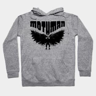 Mothman West Virginia Wing Humanoid Moth Retro Vintage Black Hoodie